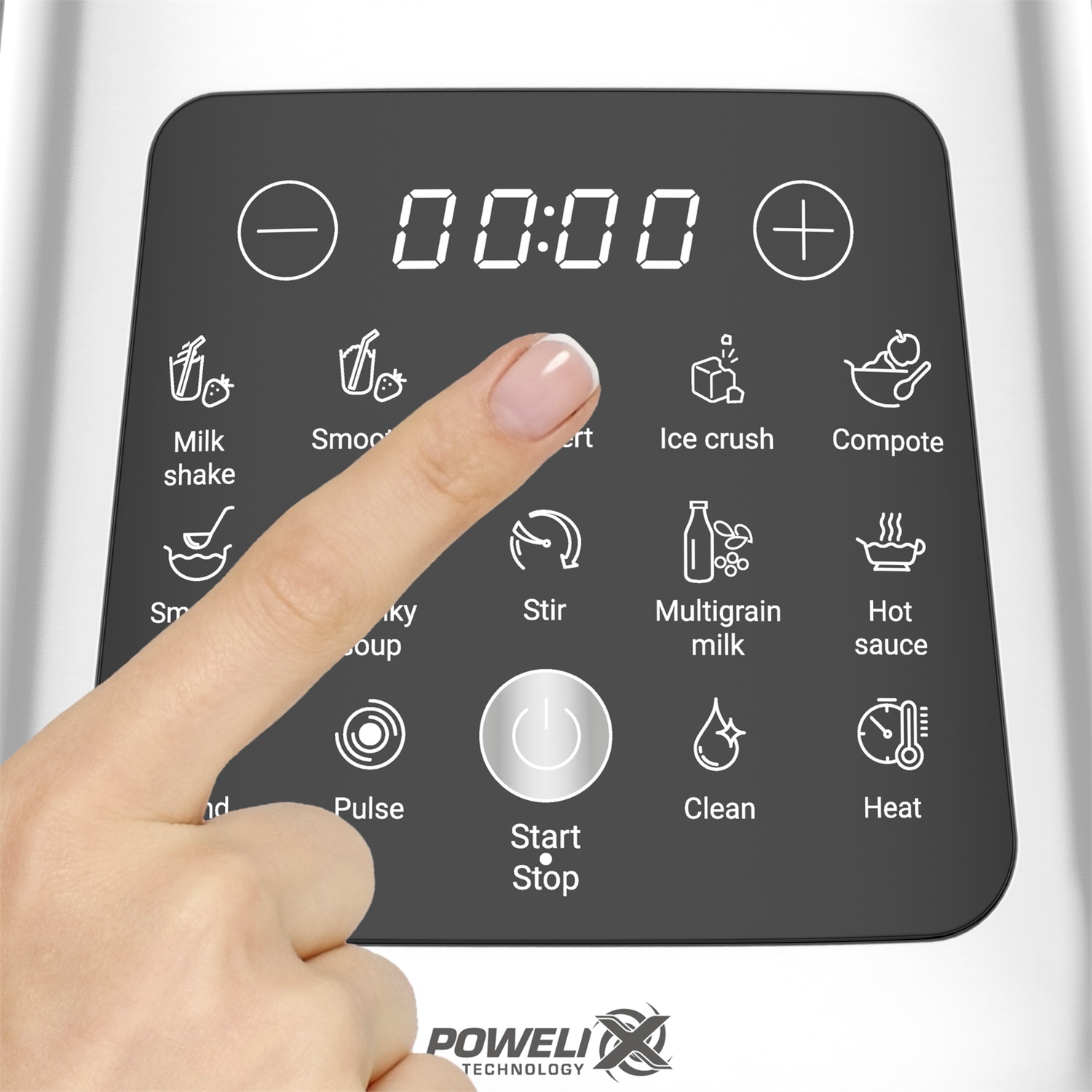 Tefal Perfectmix Cook BL83SD Frullatore da tavolo 1,75 L 1400 W Nero Acciaio inox con Funzione PULSE e Tritaghiaccio