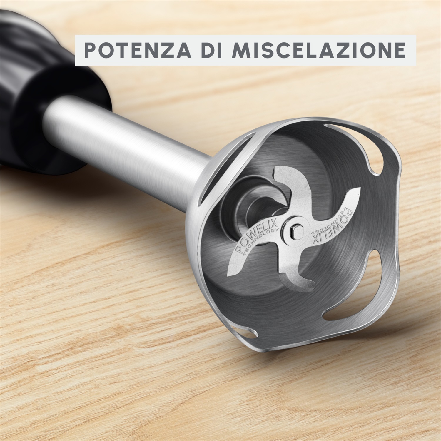 Moulinex DD6738 Quickchef , Frullatore a immersione 1000 W con tecnologia Powelix, 20 velocità, funzione turbo, accessori inclusi