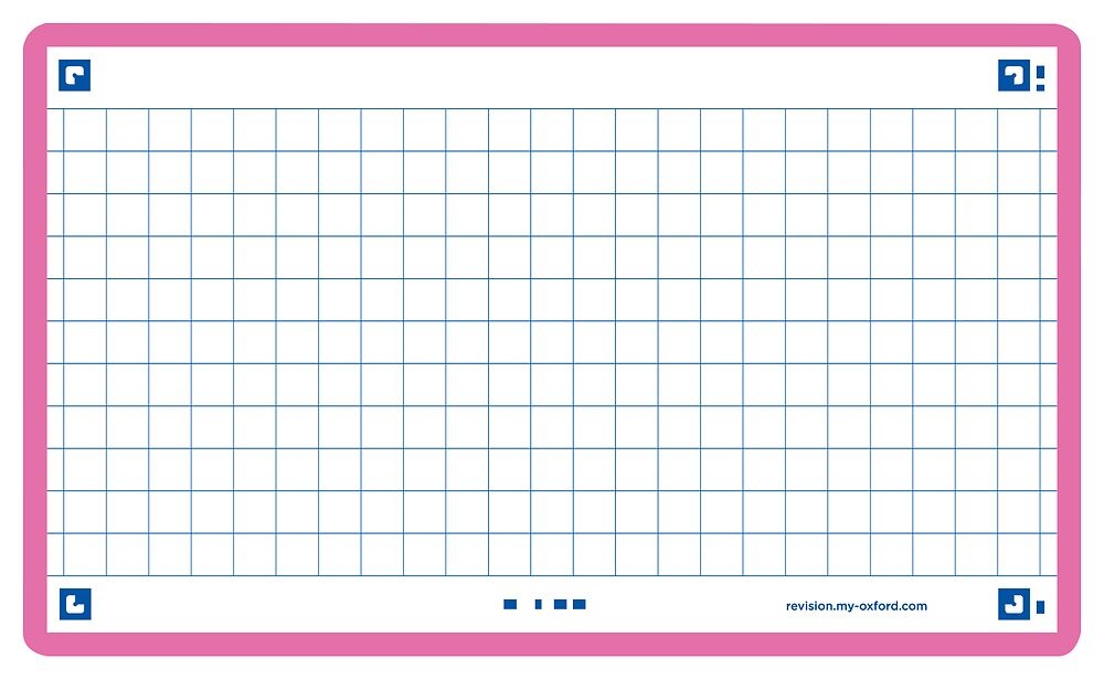 Oxford Flash 2.0 - 80 Schede Bristol 7,5 x 12,5 cm con Cornice Fucsia e Angoli Arrotondati