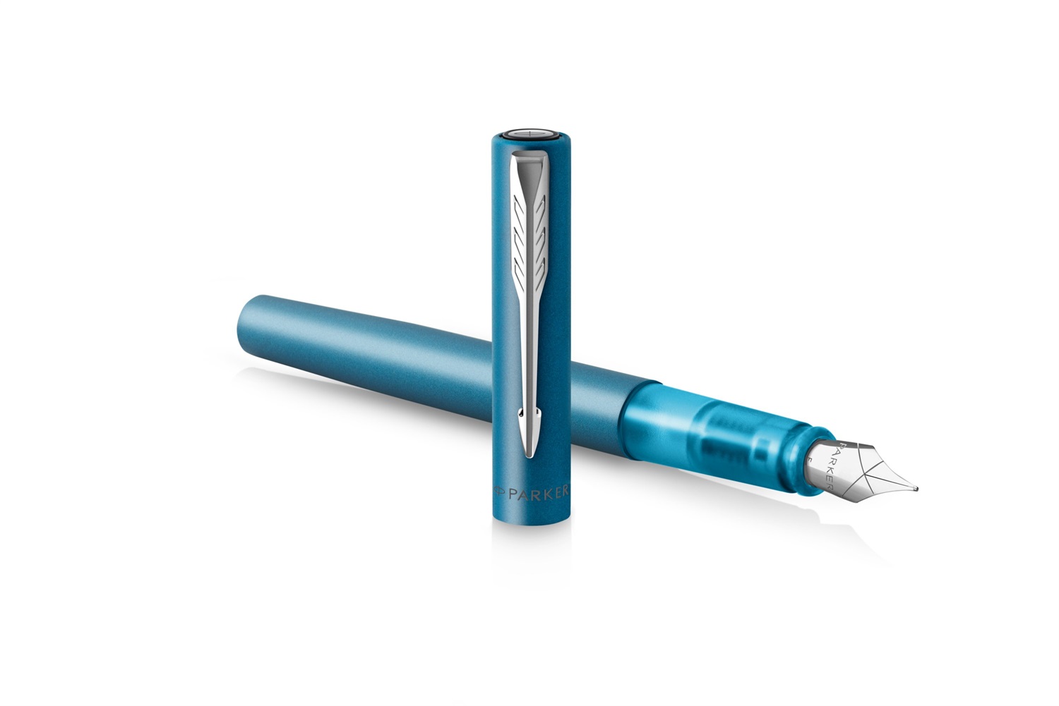 Parker QuinkFlow Refill Sfera Blu Punta Media - Blister da 3 Pezzi