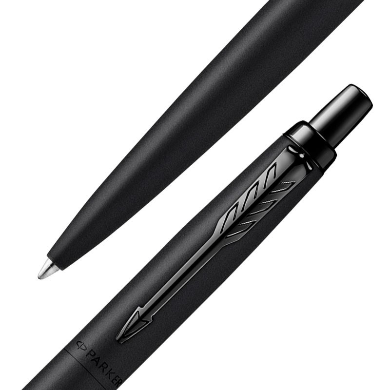 Parker Jotter XL Penna a Sfera Nero Opaco Inchiostro Blu Punta Media - Confezione da 1