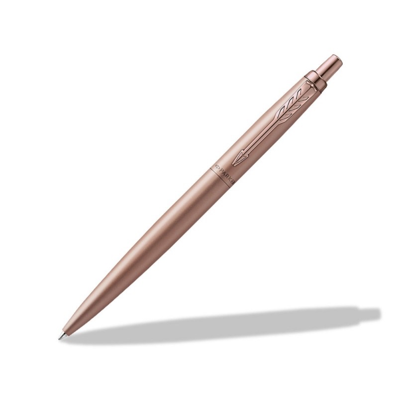 Parker Jotter XL Penna a sfera retrattile punta media inchiostro blu oro rosa monochrome con finitura mattata - Confezione regalo