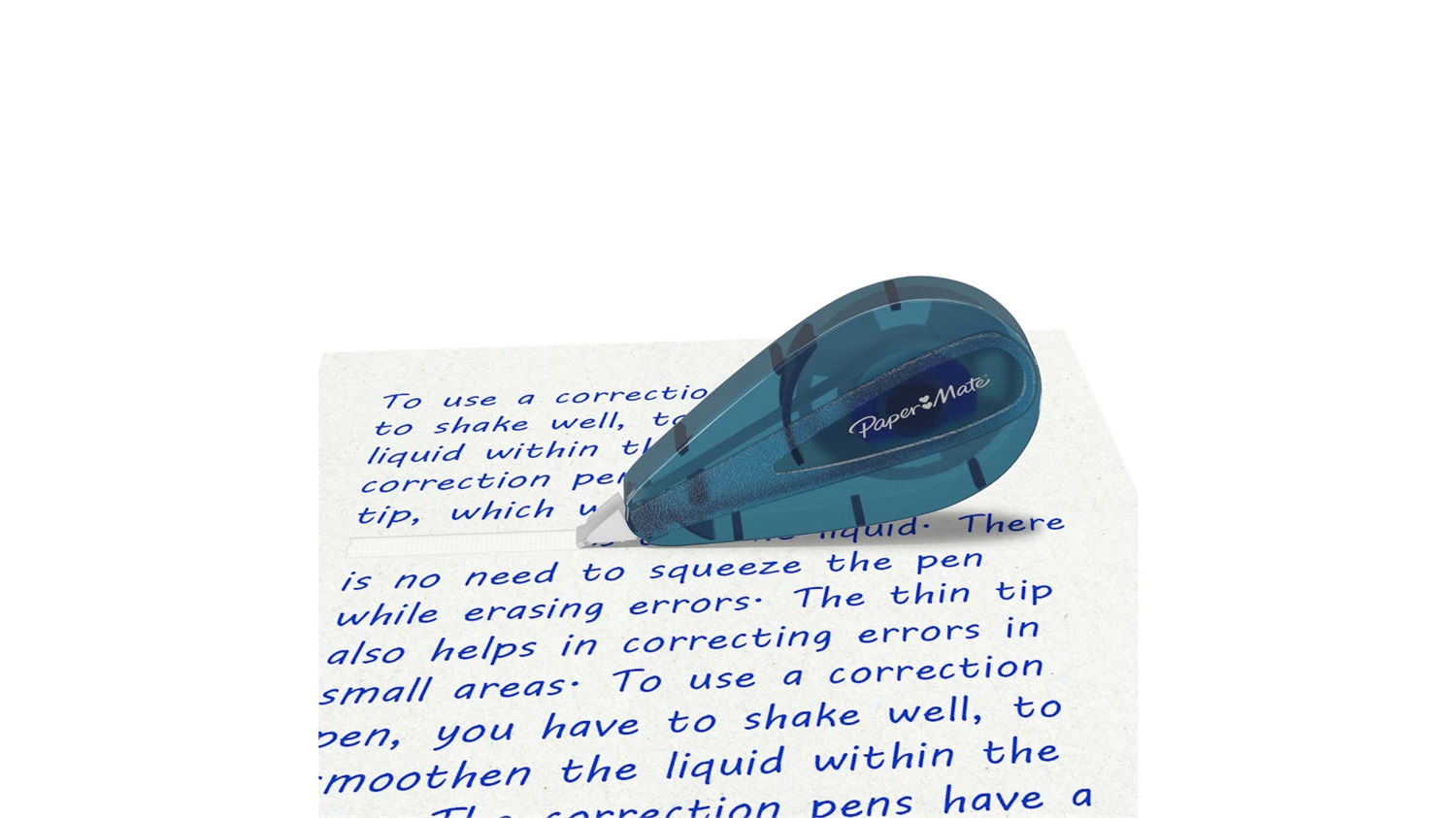 Paper Mate Correttore a Nastro E-Line Mini - 5 mm x 6 m - Confezione da 10 Pezzi