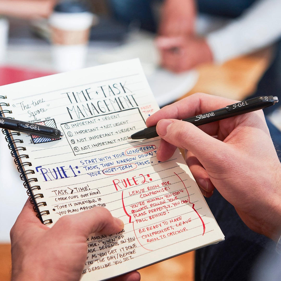 Sharpie S-Gel Penna in gel retrattile Rosso 0,7 mm - Confezione da 12 con tecnologia anti-sbavature