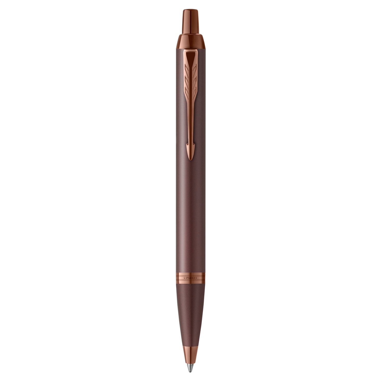 Parker IM Monochrome Penna a Sfera Blu - Finitura Burgundy, Punta Media, Confezione Regalo