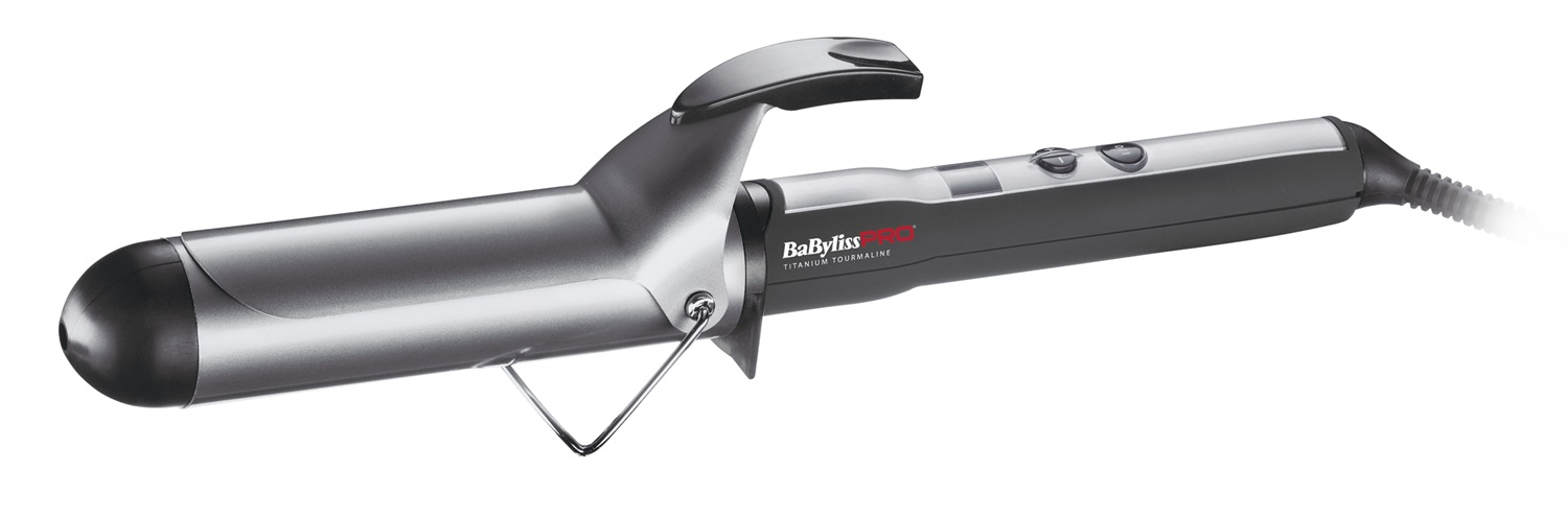 BaByliss BAB2275TTE Ferro Arricciacapelli Digitale 38 mm con Rivestimento in Titanium-Tormalina, Cavo Girevole e Controllo Temperatura