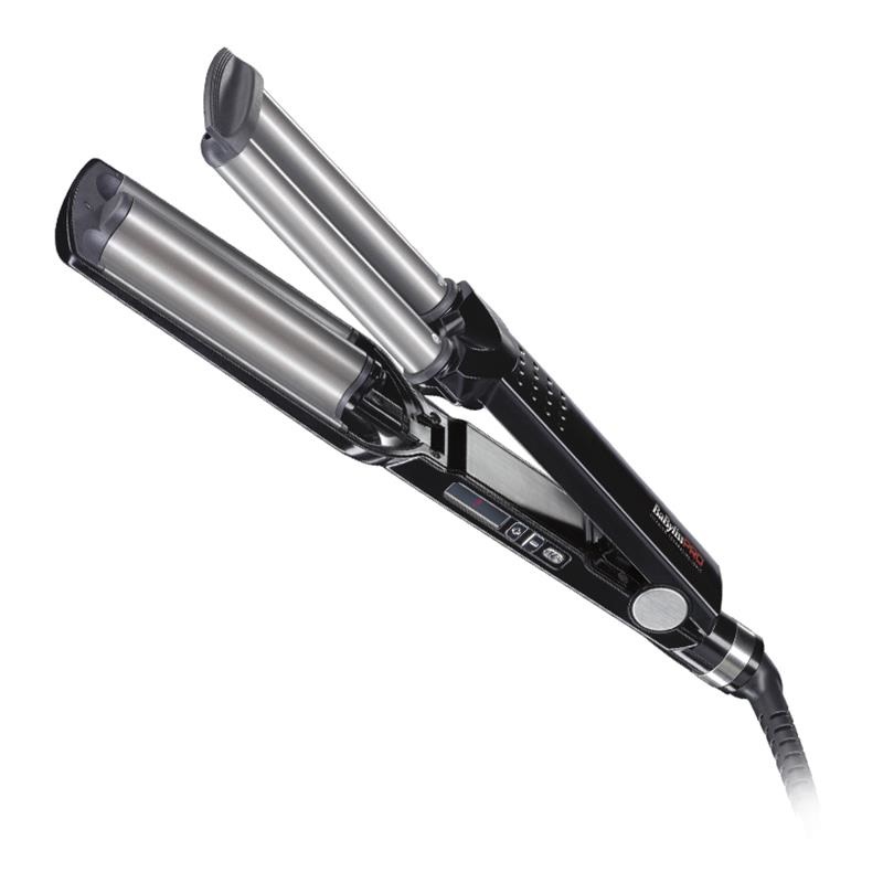 BaByliss PRO Curling Iron Ionic 3D Waver 2369TTE - Arricciacapelli Professionale Triple Barrel Waver, 79 W, 2,7 m, Diametro 19 mm