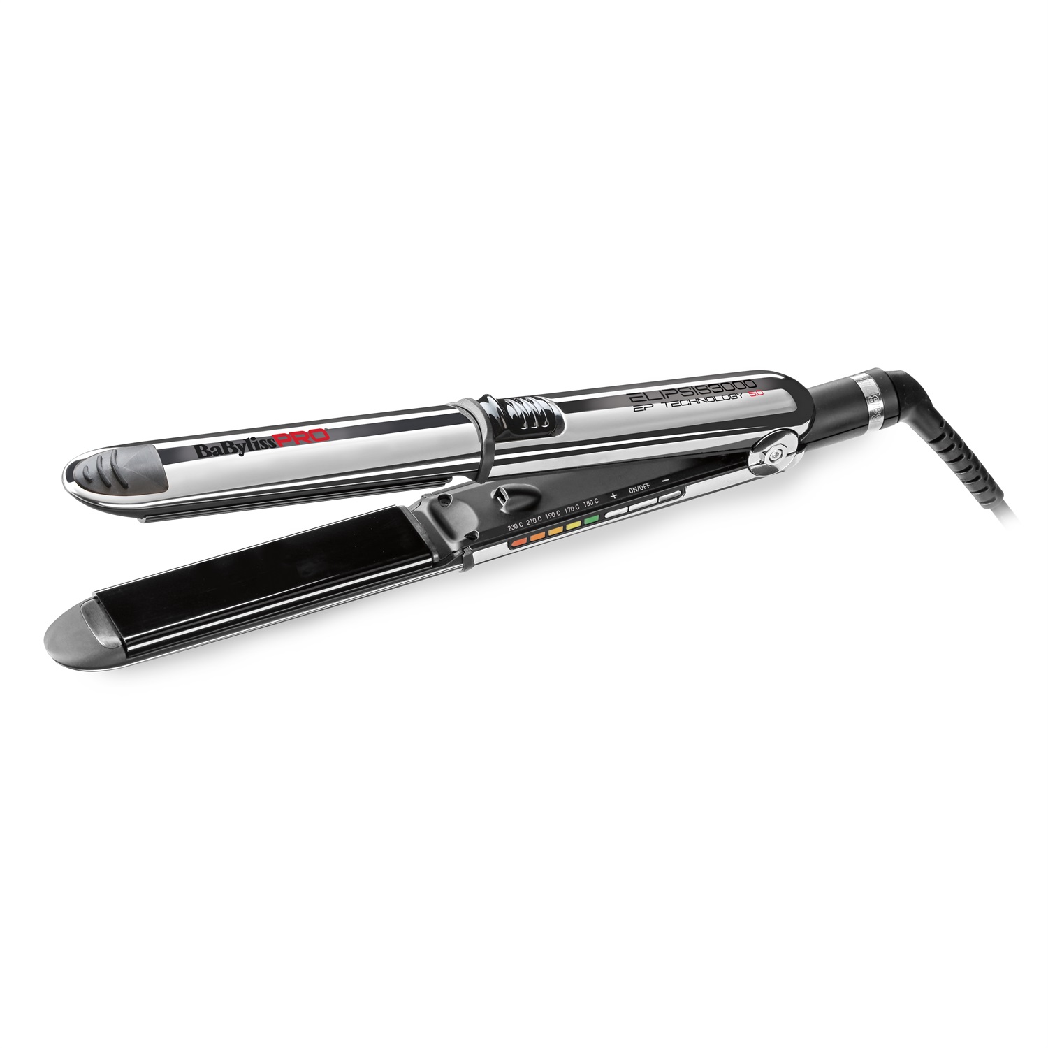 BaBylissPRO ELIPSIS3000 Styler - Piastra lisciante professionale con EP Technology, piastre 31 mm x 110 mm, 5 temperature da 150°C a 230°C, cavo girevole 2,70 m, accessori inclusi