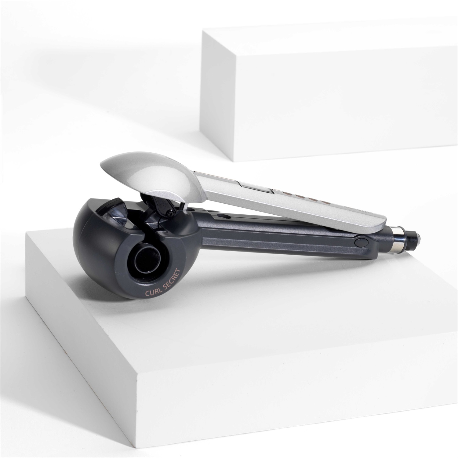BaByliss Curl Secret C1600E Arricciacapelli Automatico con Cilindro in Ceramica, 6 Temperature, 3 Direzioni del Riccio, Funzione Ionica e Riscaldamento Rapido