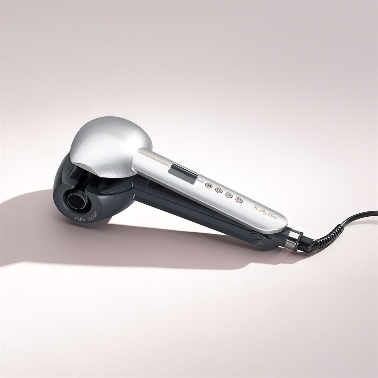 BaByliss Curl Secret C1600E Arricciacapelli Automatico con Cilindro in Ceramica, 6 Temperature, 3 Direzioni del Riccio, Funzione Ionica e Riscaldamento Rapido