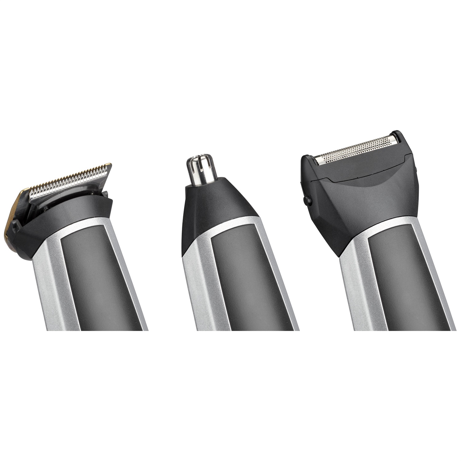 BaByliss MT726E 8-in-1 Titanium Multi Trimmer Kit Grooming - Autonomia 60 Minuti, Testina di Precisione, Testina di Rasatura, 3 Guide Barba, Testina Naso/Orecchie, Guida Corpo