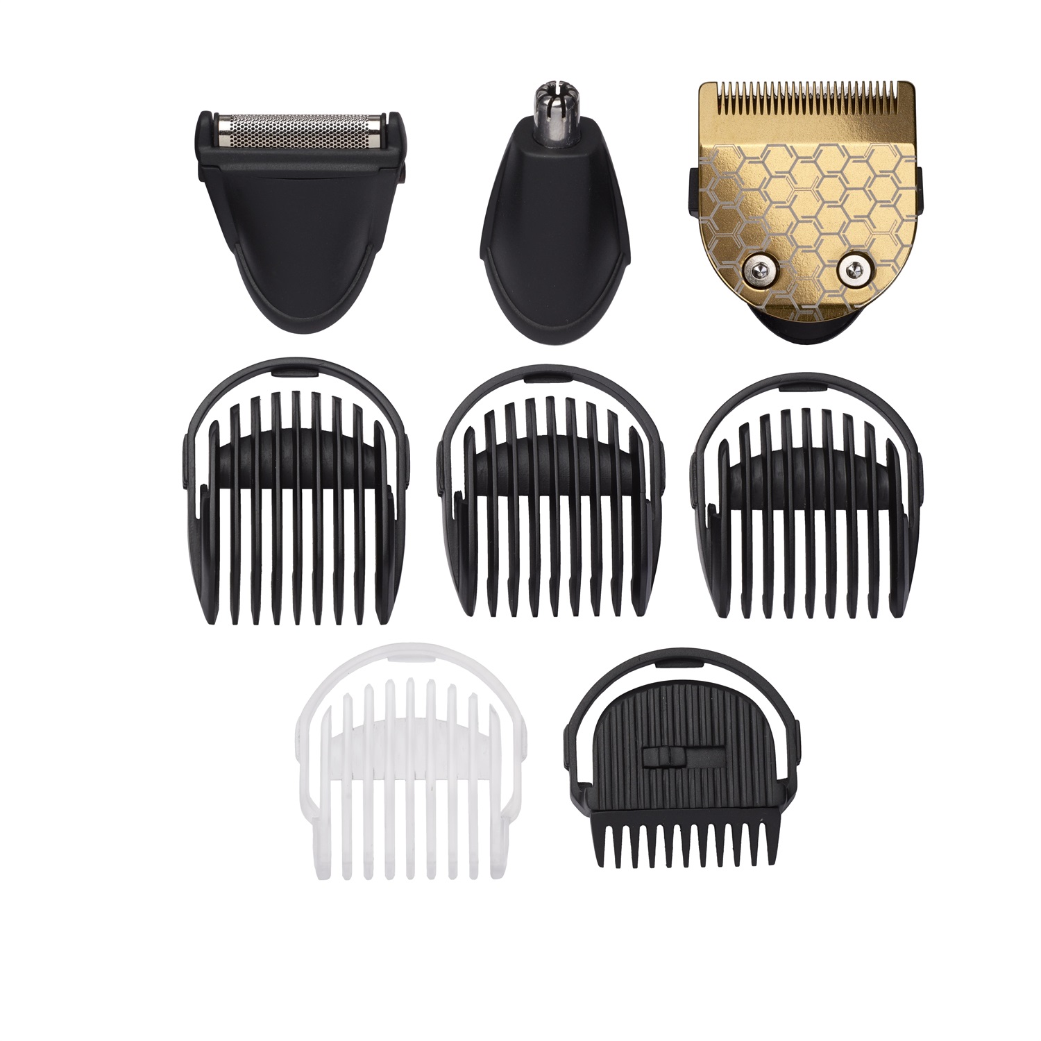 BaByliss MT726E 8-in-1 Titanium Multi Trimmer Kit Grooming - Autonomia 60 Minuti, Testina di Precisione, Testina di Rasatura, 3 Guide Barba, Testina Naso/Orecchie, Guida Corpo