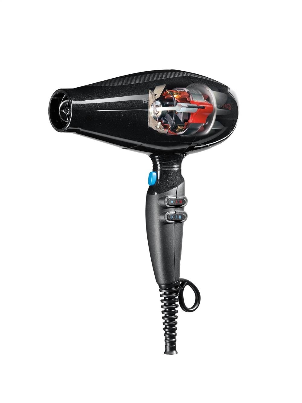 BaByliss Pro Excess-HQ Asciugacapelli Professionale 2600 W Nero con Ionizzatore