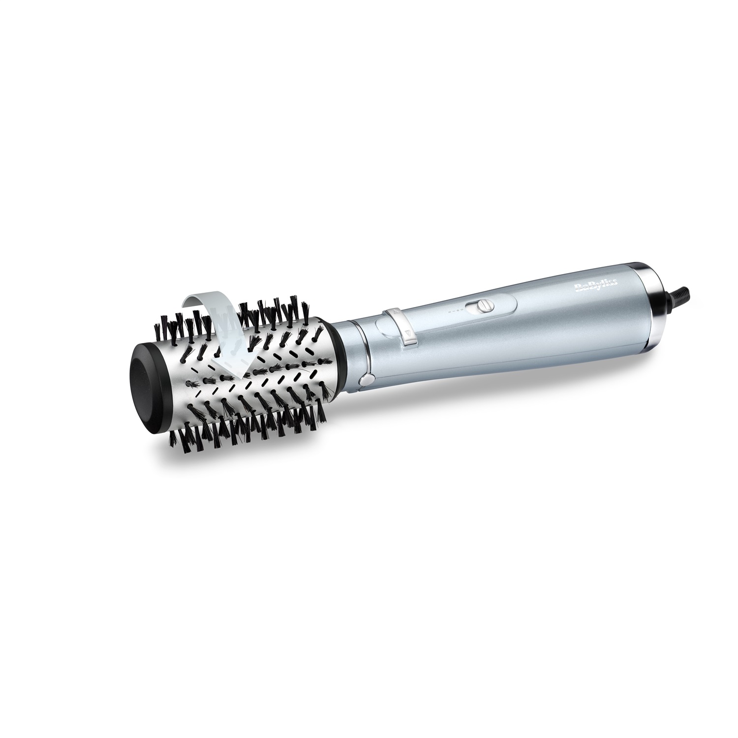 BaByliss HydroFusion AS773E Spazzola ad Aria Calda 700W con Tecnologia Ioni, 50mm, 2 Temperature e Funzione Cool