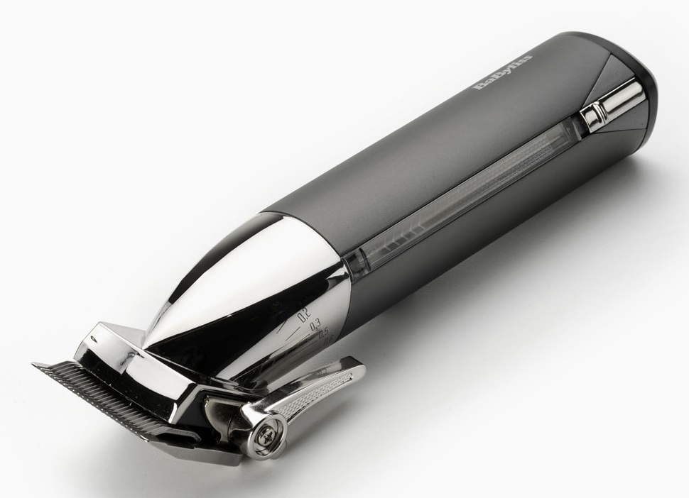 BaByliss E996E Tagliacapelli Super-X Metal - Acciaio Giapponese, 10 Guide di Taglio, Batteria al Litio, Display Digitale, Nero