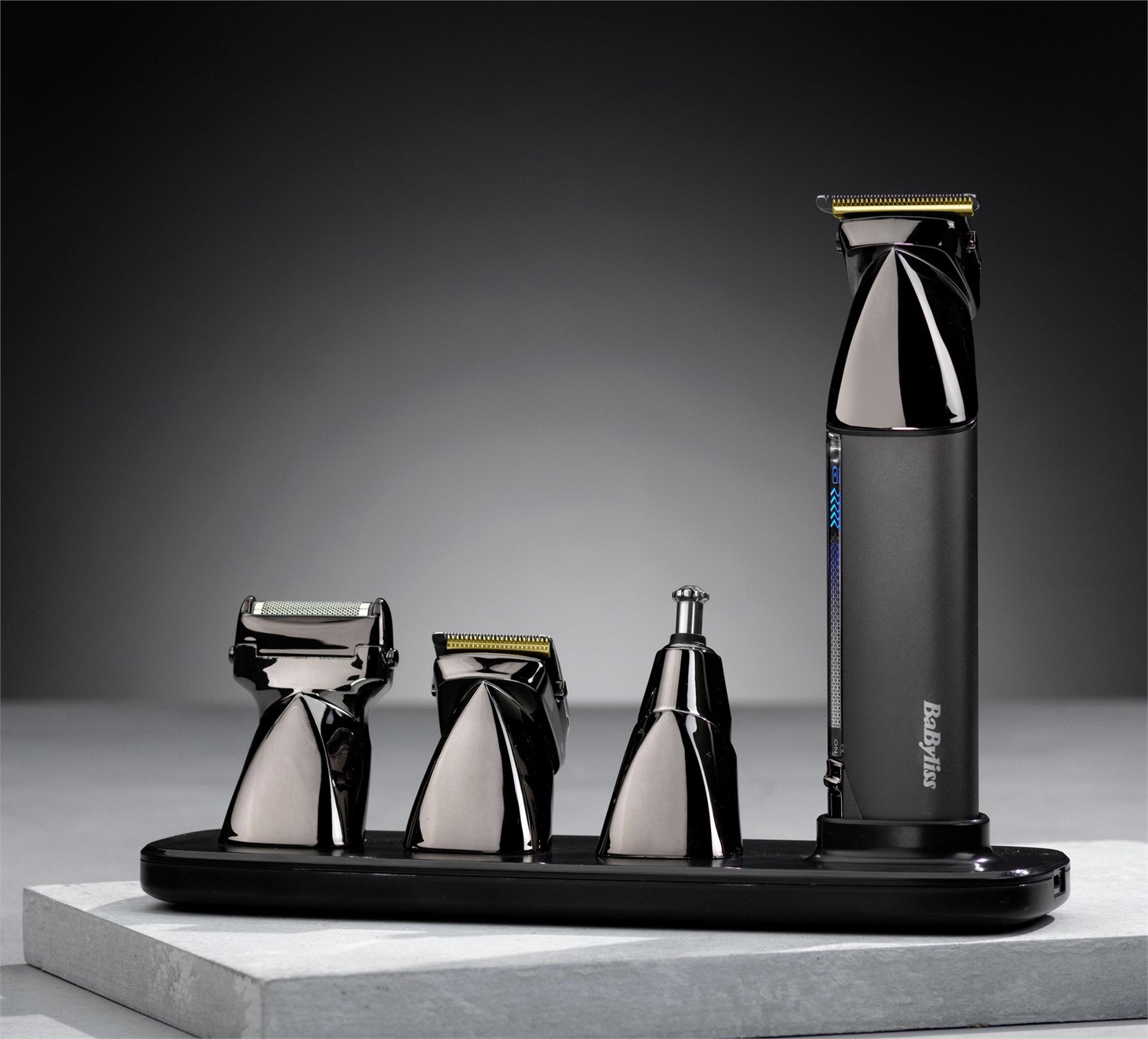 BaByliss MT991E Tagliacapelli e Regolabarba Nero Cromato - Ricaricabile, Wet & Dry, Autonomia 300 Minuti, Lama in Titanio