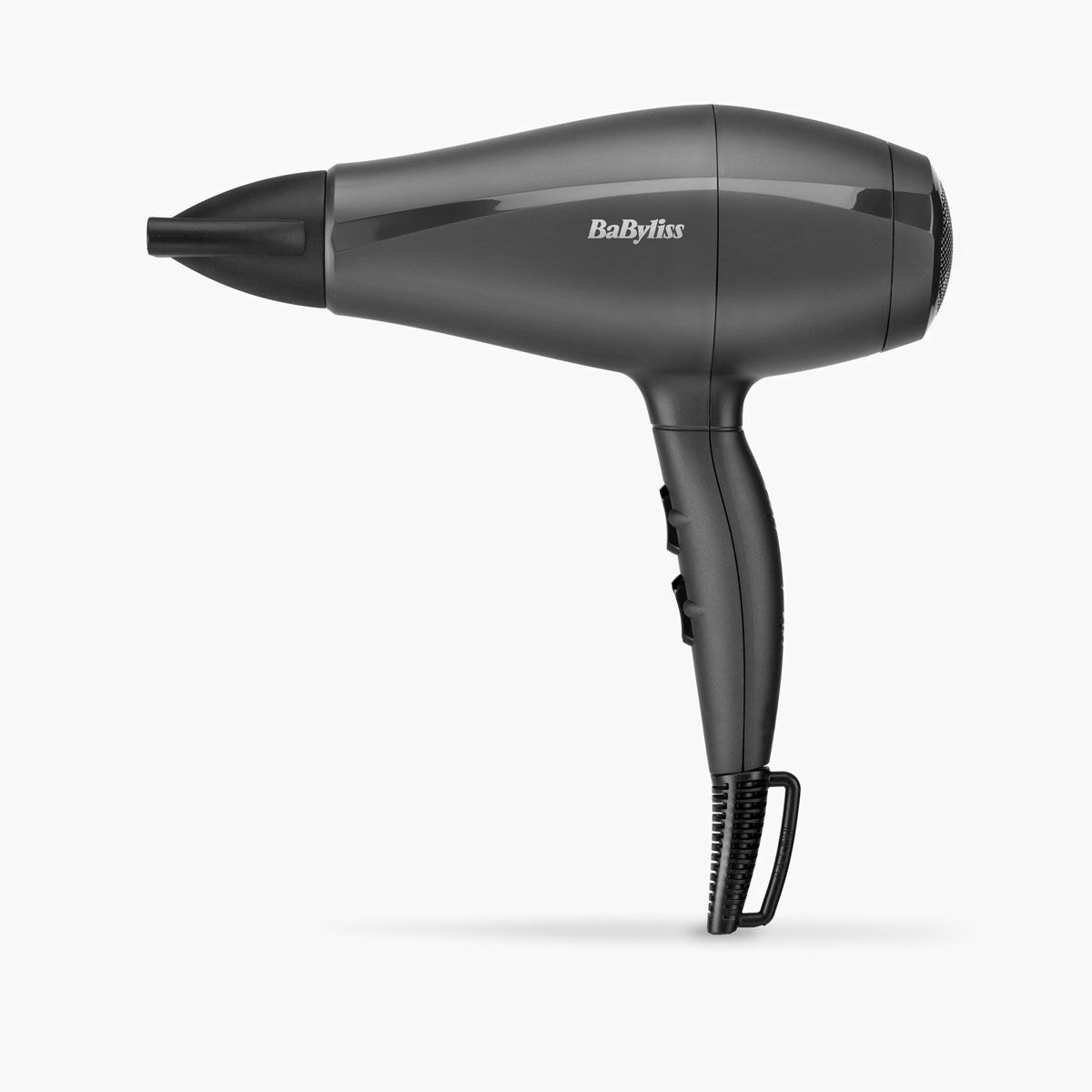 BaByliss 5910E Asciugacapelli 2000 W Nero - Motore High Torque DC, Design Ultraleggero, Regolazione Velocità