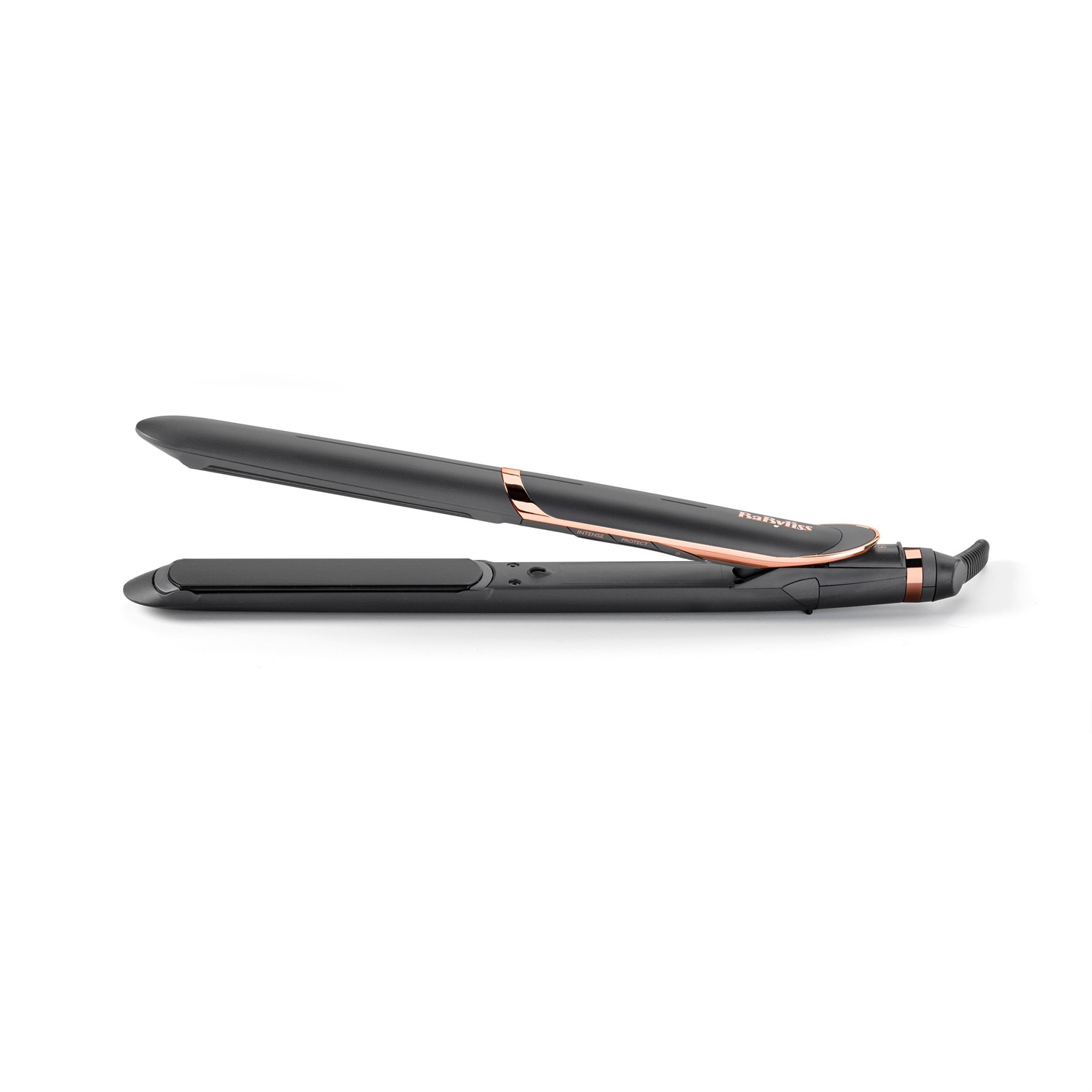 BaByliss ST394E Piastra per capelli Smooth Pro 235 - Nero/Rosa, 42 W, 6 impostazioni di temperatura (140-235 °C), Tecnologia Nano Ceramic e anti-crespo, Riscaldamento in 30 secondi, Cavo da 3 m