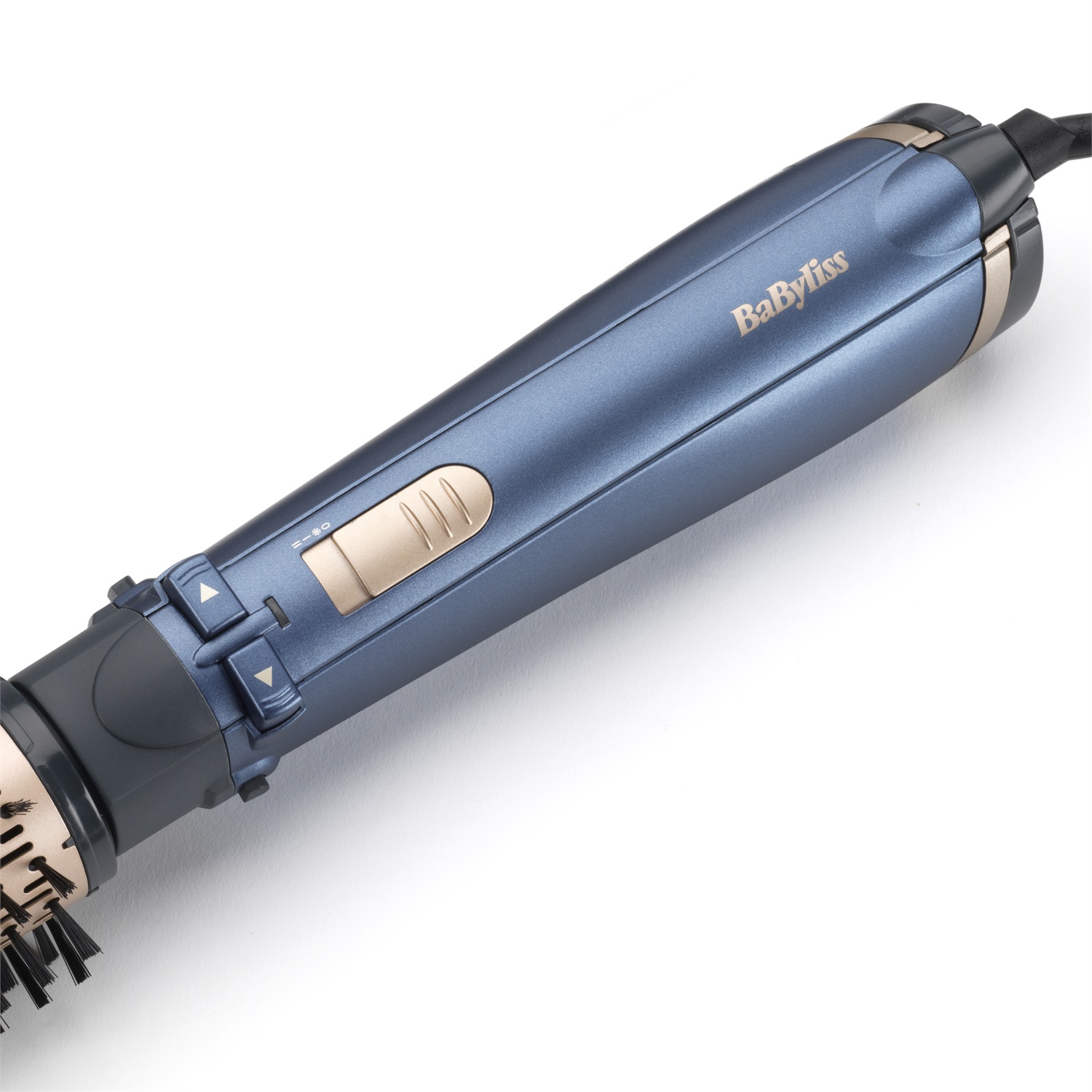 BaByliss AS965E Spazzola ad Aria Calda 1000 W - Colore Caldo Oro, Foglia di Tè, Ideale per Tutti i Tipi di Capelli