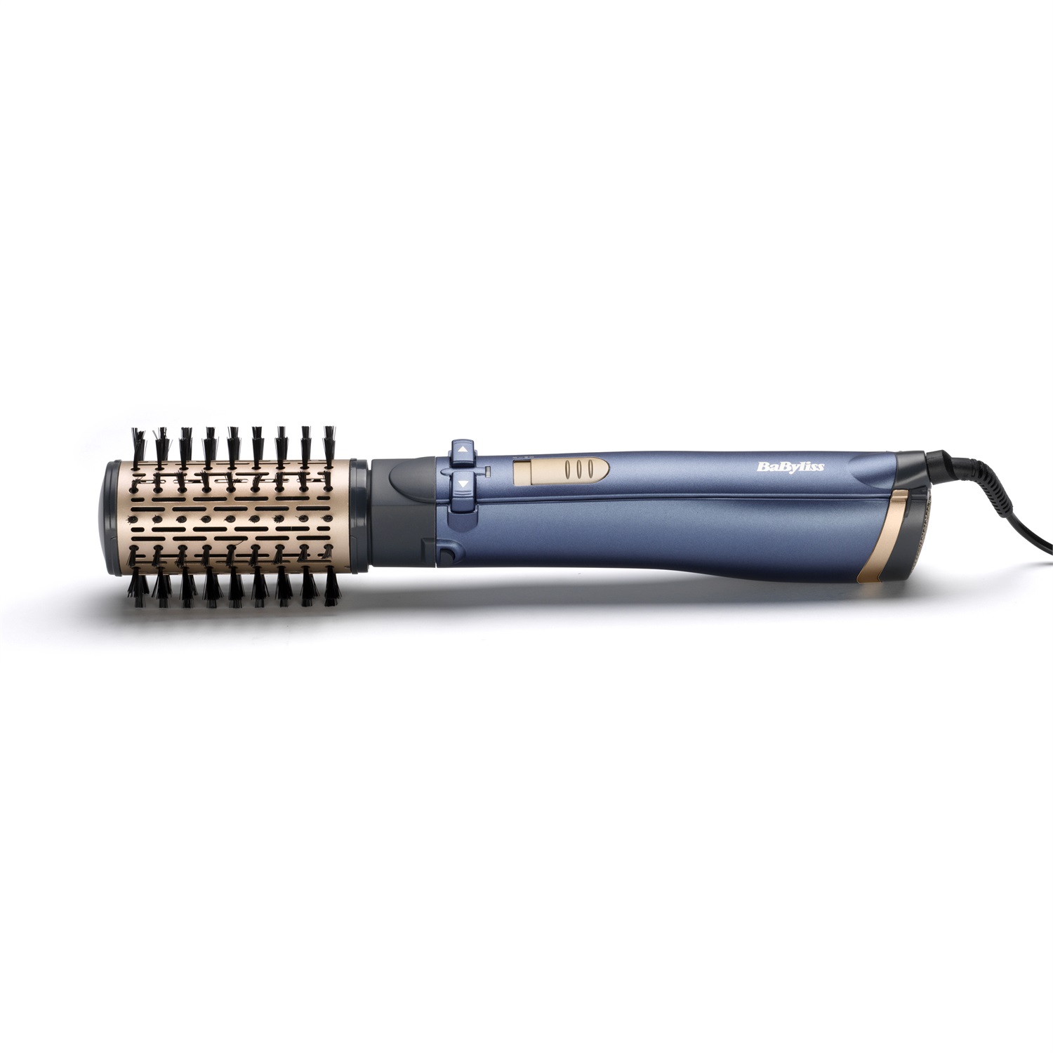 BaByliss AS965E Spazzola ad Aria Calda 1000 W - Colore Caldo Oro, Foglia di Tè, Ideale per Tutti i Tipi di Capelli