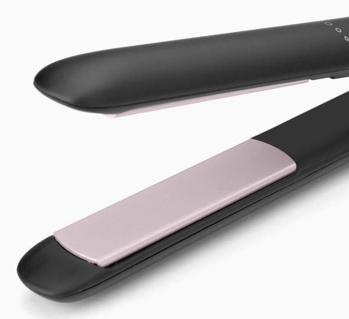 BaByliss ST241E Piastra per capelli Ceramica 230°C Nero e Rosa - Riscaldamento in 30 secondi, Spegnimento automatico, Tappetino incluso