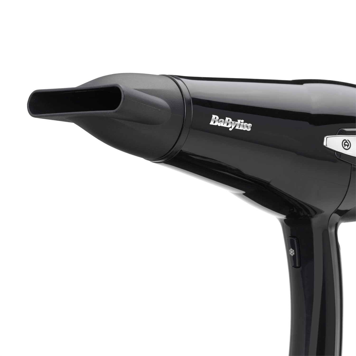 BaByliss D374DE Asciugacapelli 2000 W Nero con Cavo Ritraibile, 3 Livelli di Temperatura, 2 Velocità e Funzione Aria Fredda