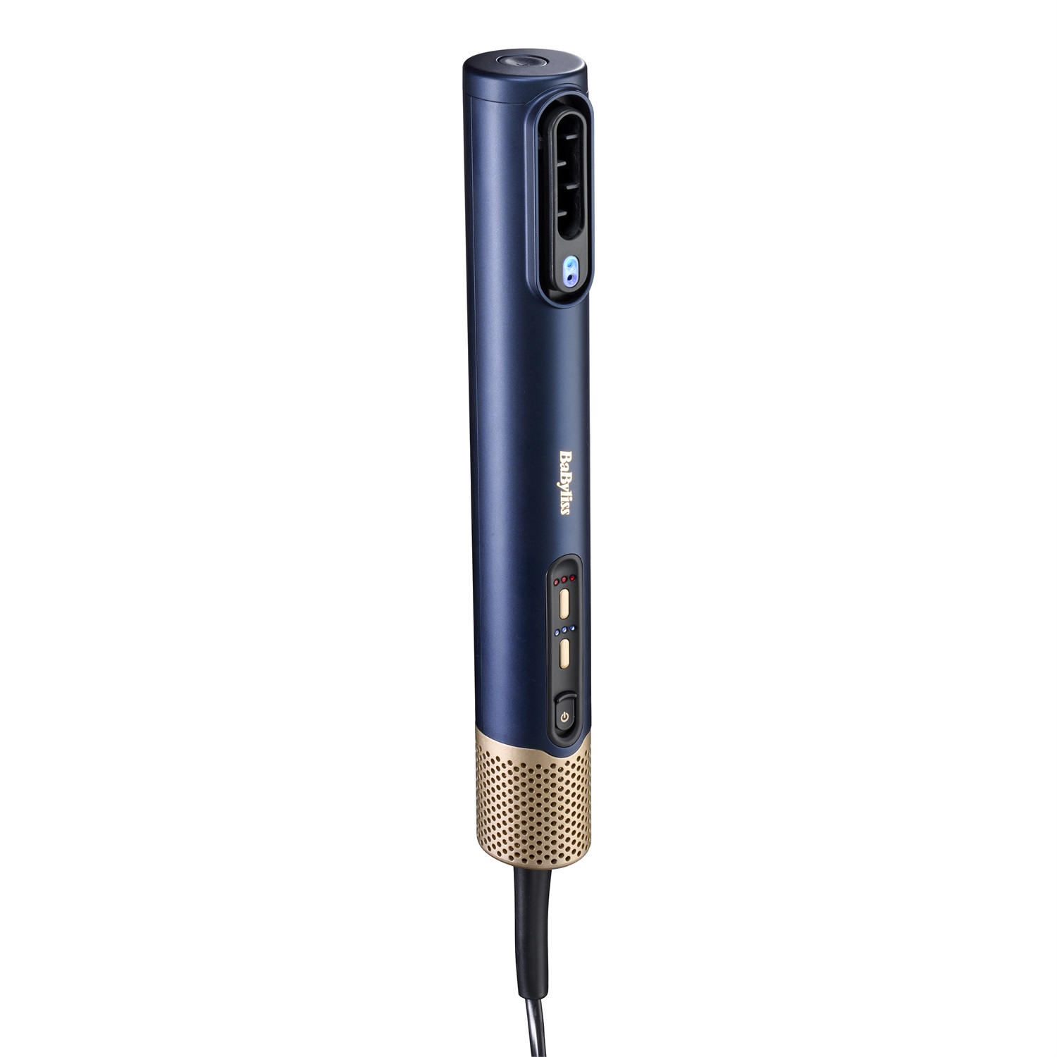BaByliss AS6550E Air Wand - Asciugacapelli multi-funzione 3 in 1, 1500 W, Ceramica, Digitale, Blu Marino