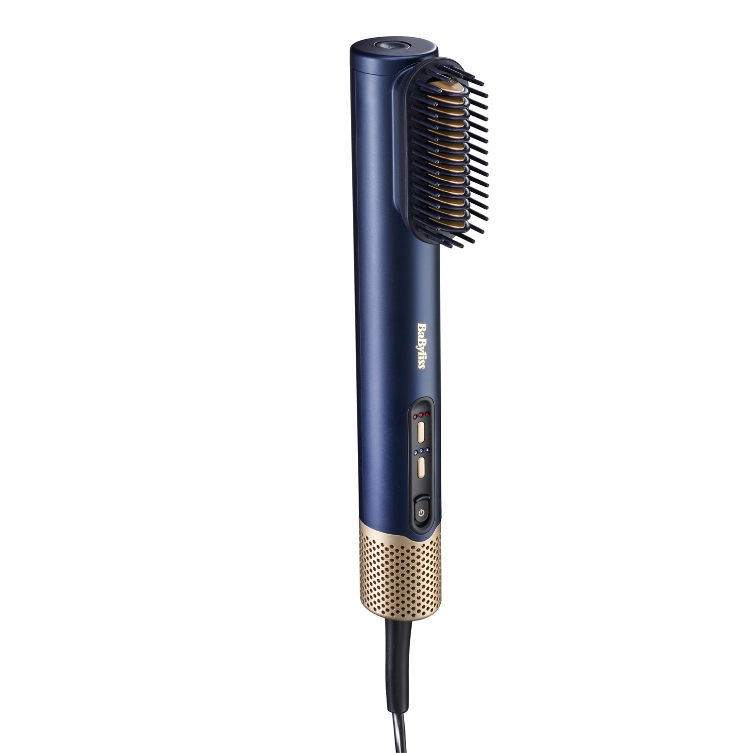 BaByliss AS6550E Air Wand - Asciugacapelli multi-funzione 3 in 1, 1500 W, Ceramica, Digitale, Blu Marino