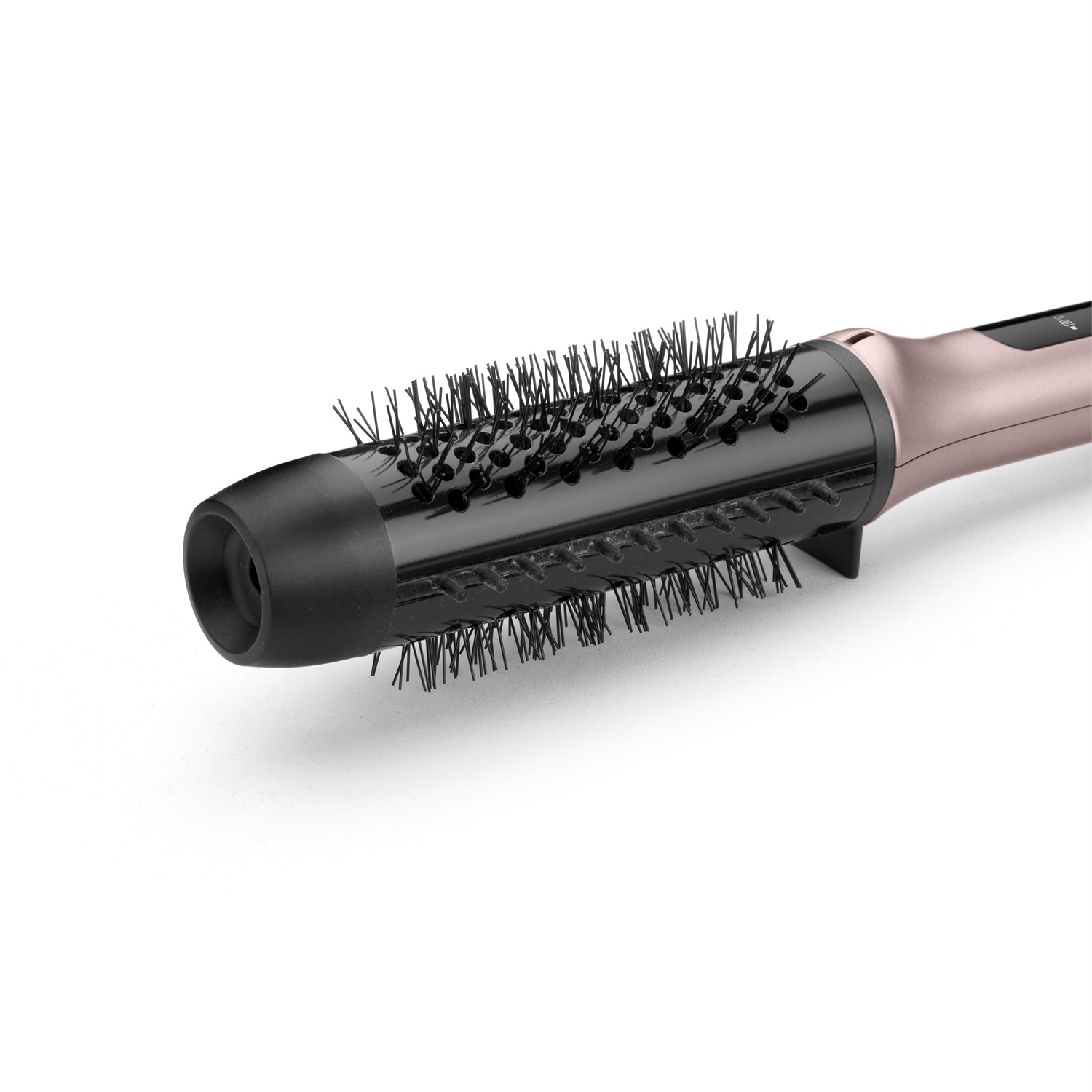 BaByliss Volume Boost HSB200E - Spazzola Termica Calda con Cilindro da 38mm, Ionico Anti-Crespo, 4 Impostazioni di Calore, Multi-Voltaggio, Rosa/Nero