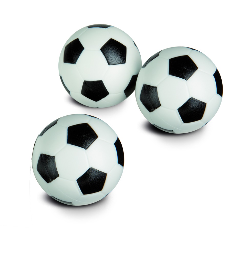 Smoby Palline da Calcio Balilla 3 pz in plastica per bambini 3 anni - 34 mm
