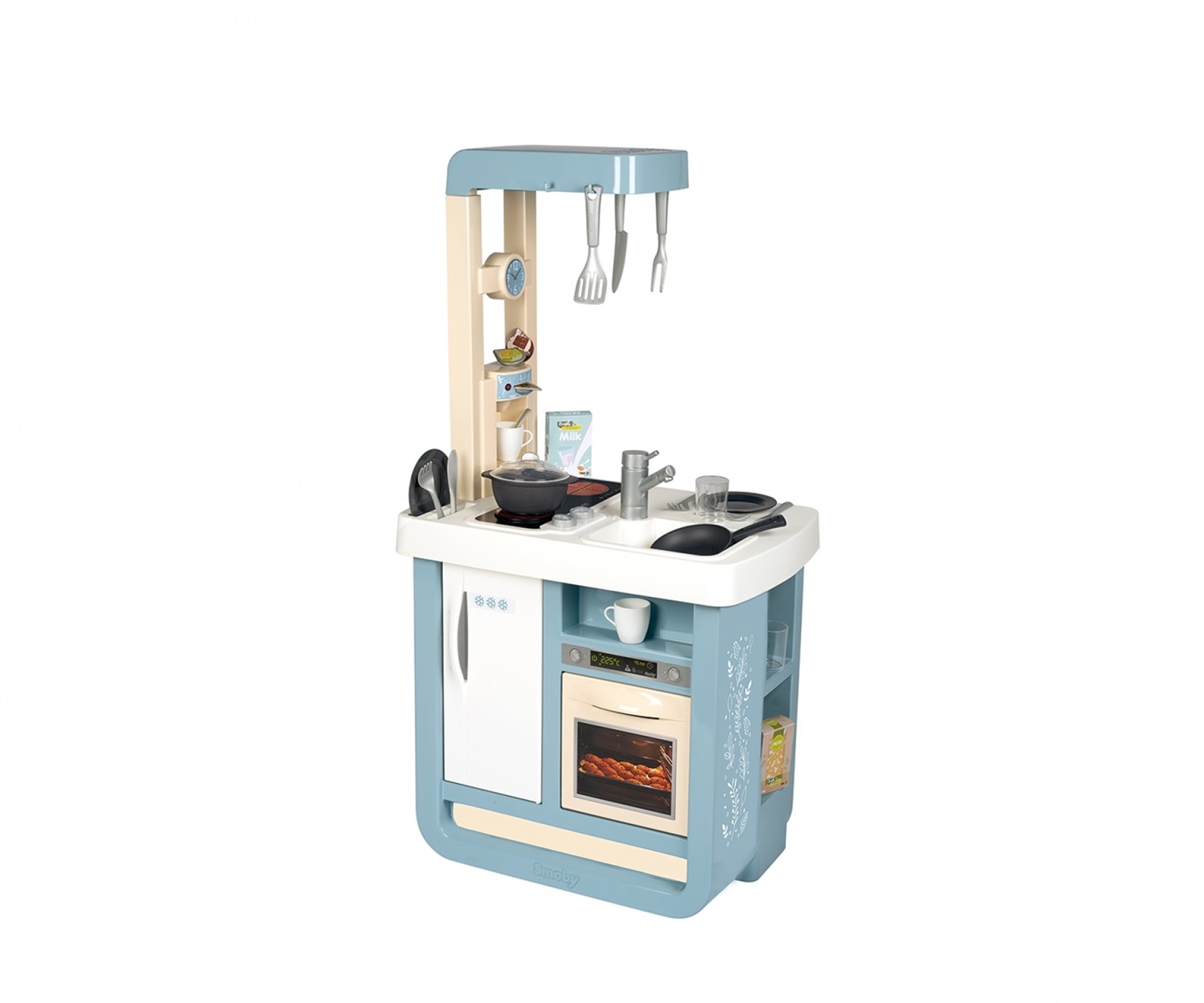 Smoby Cucina Bon Appetit - Gioco di Ruolo per Bambini con 23 Accessori, Design Moderno e Funzioni Elettroniche