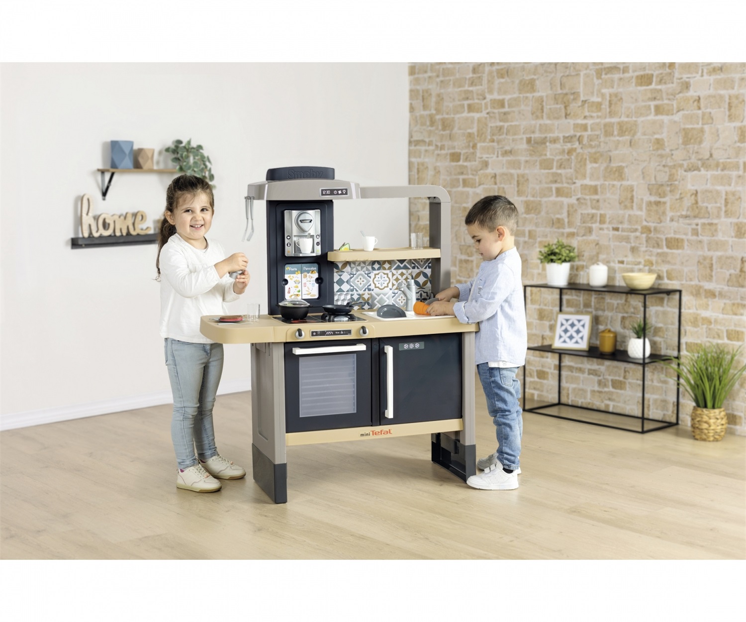 Smoby Cucina Giocattolo Evolutiva Tefal 7600312308 - Interattiva con 31 Accessori, per Bambini dai 3 Anni