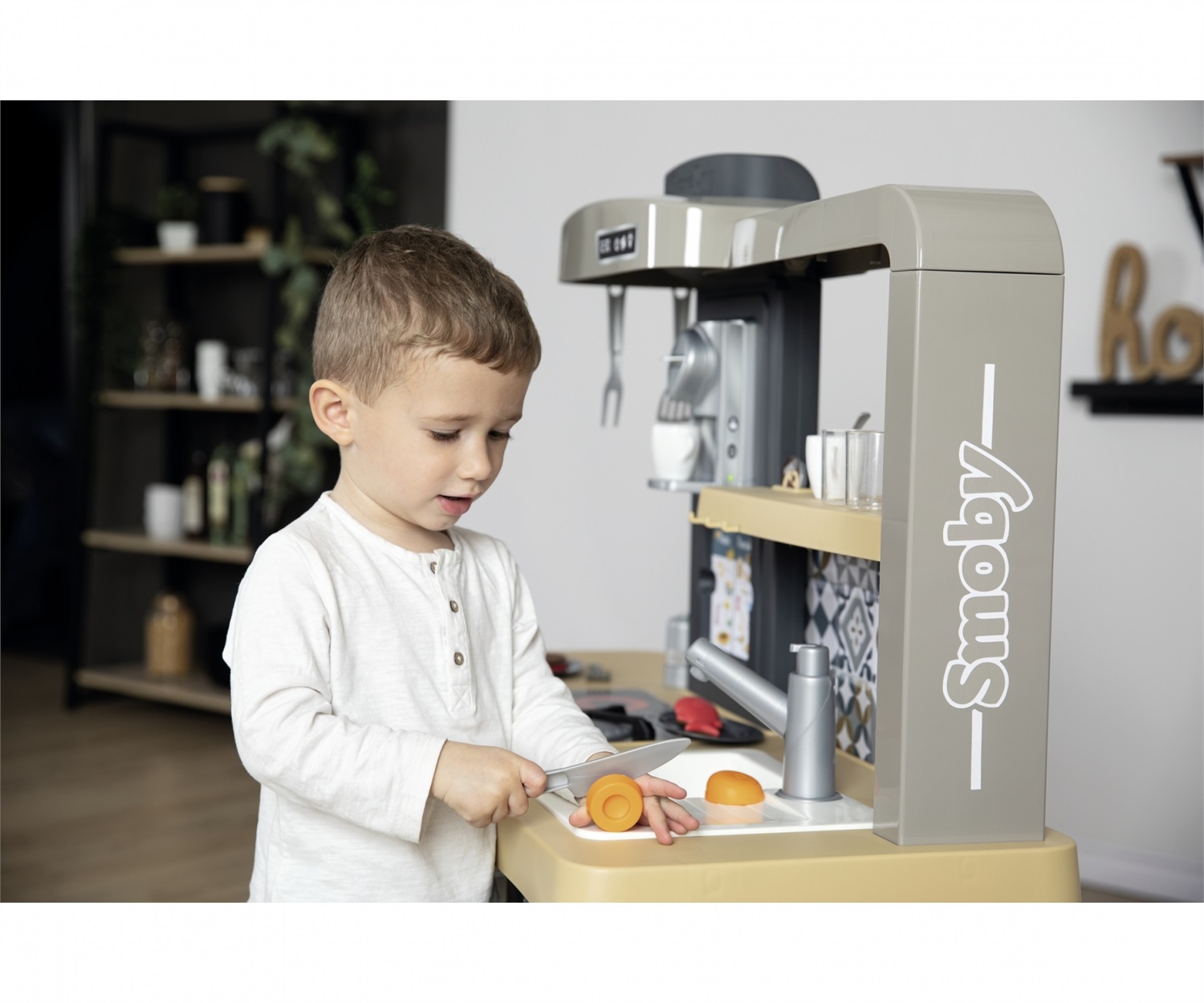Smoby Cucina Giocattolo Evolutiva Tefal 7600312308 - Interattiva con 31 Accessori, per Bambini dai 3 Anni