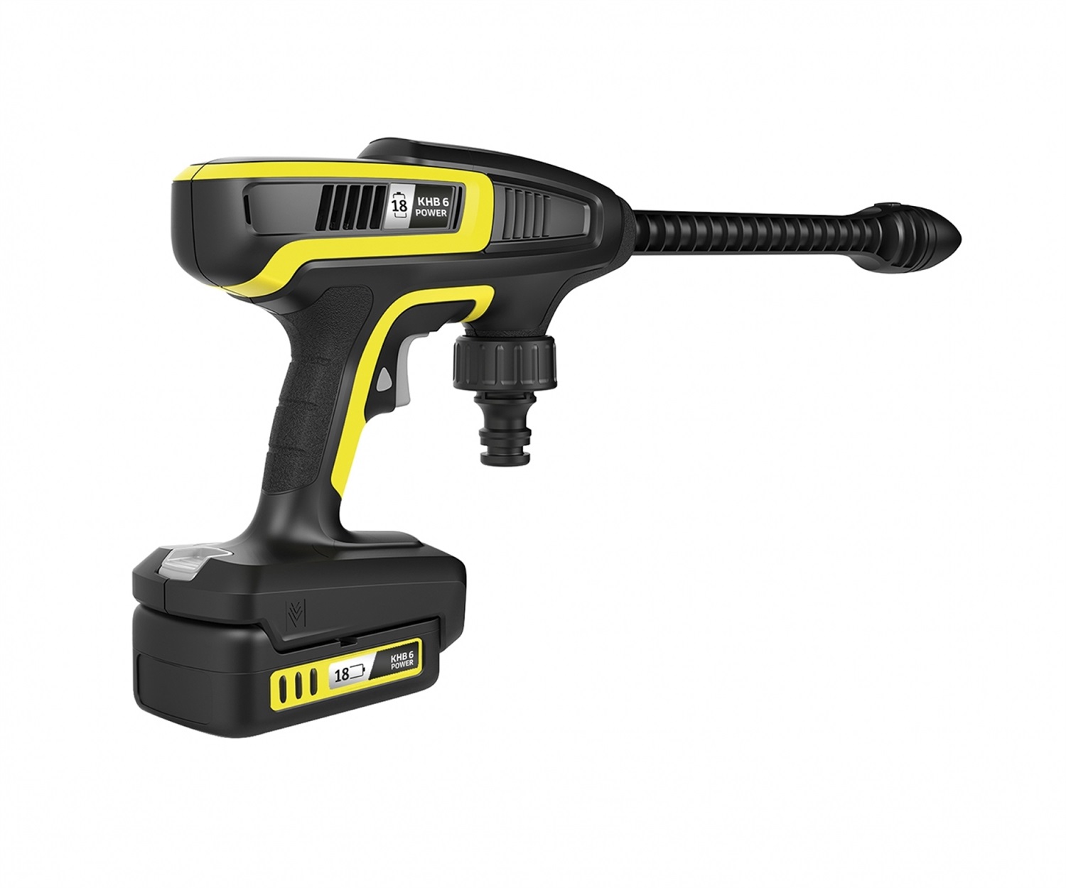 Smoby Idropistola Kärcher 360901 - Gioco di Ruolo per Bambini 3-6 Anni, Colore Nero e Giallo, Replica Fedele con Funzione di Irrigazione