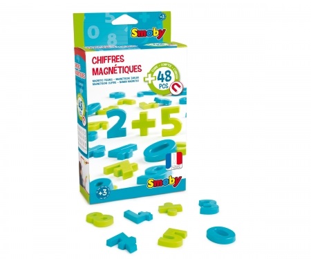 Smoby Activity 48 Numeri Magnetici - Giocattolo Educativo per Bambini da 3 Anni in Su