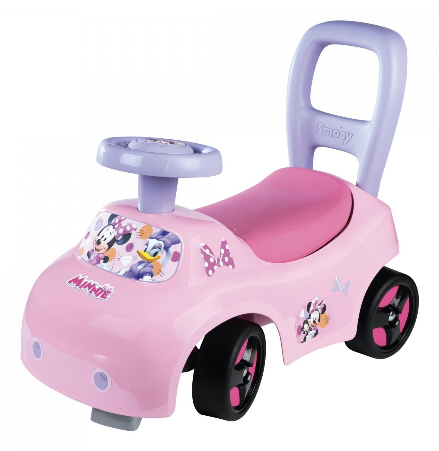 Smoby Minnie Prima Auto 7600720544 - Ride On per Bambini 10 Mesi, Licenza Ufficiale Disney, Colore Rosa, Leggero ed Ergonomico