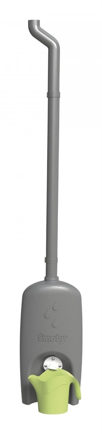 Smoby Life Raccoglitore d'Acqua - Grondaia, Serbatoio, Rubinetto e Annaffiatoio - Materiale Riciclato, Trattamento Anti UV, Dai 2 Anni