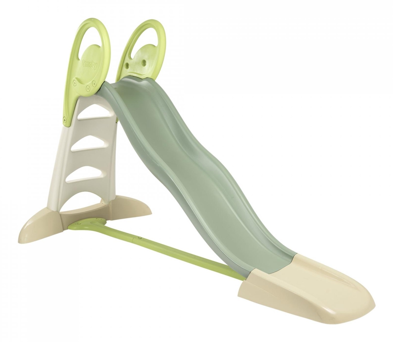 Smoby Life Scivolo XL a Doppia Onda - 2,30 metri, 80% Plastica Riciclata, Attacco per Acqua, Antiscivolo, per Bambini dai 3 Anni