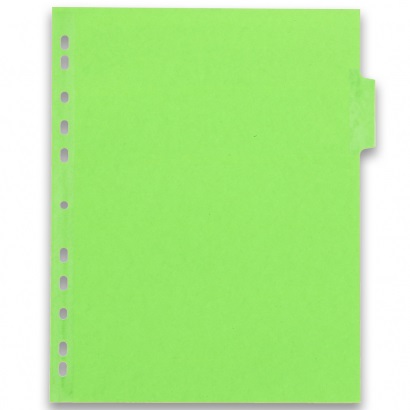 Favorit ed Elba Divisori personalizzabili A4 con 6 tacche assortite in polipropilene e cartoncino