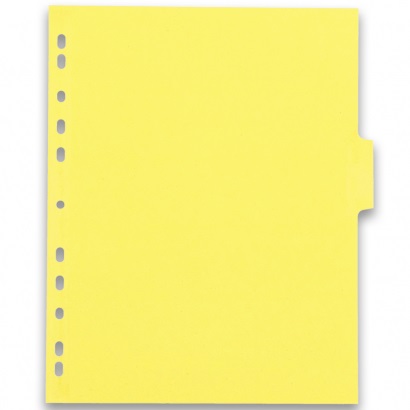 Favorit ed Elba Divisori personalizzabili A4 con 6 tacche assortite in polipropilene e cartoncino