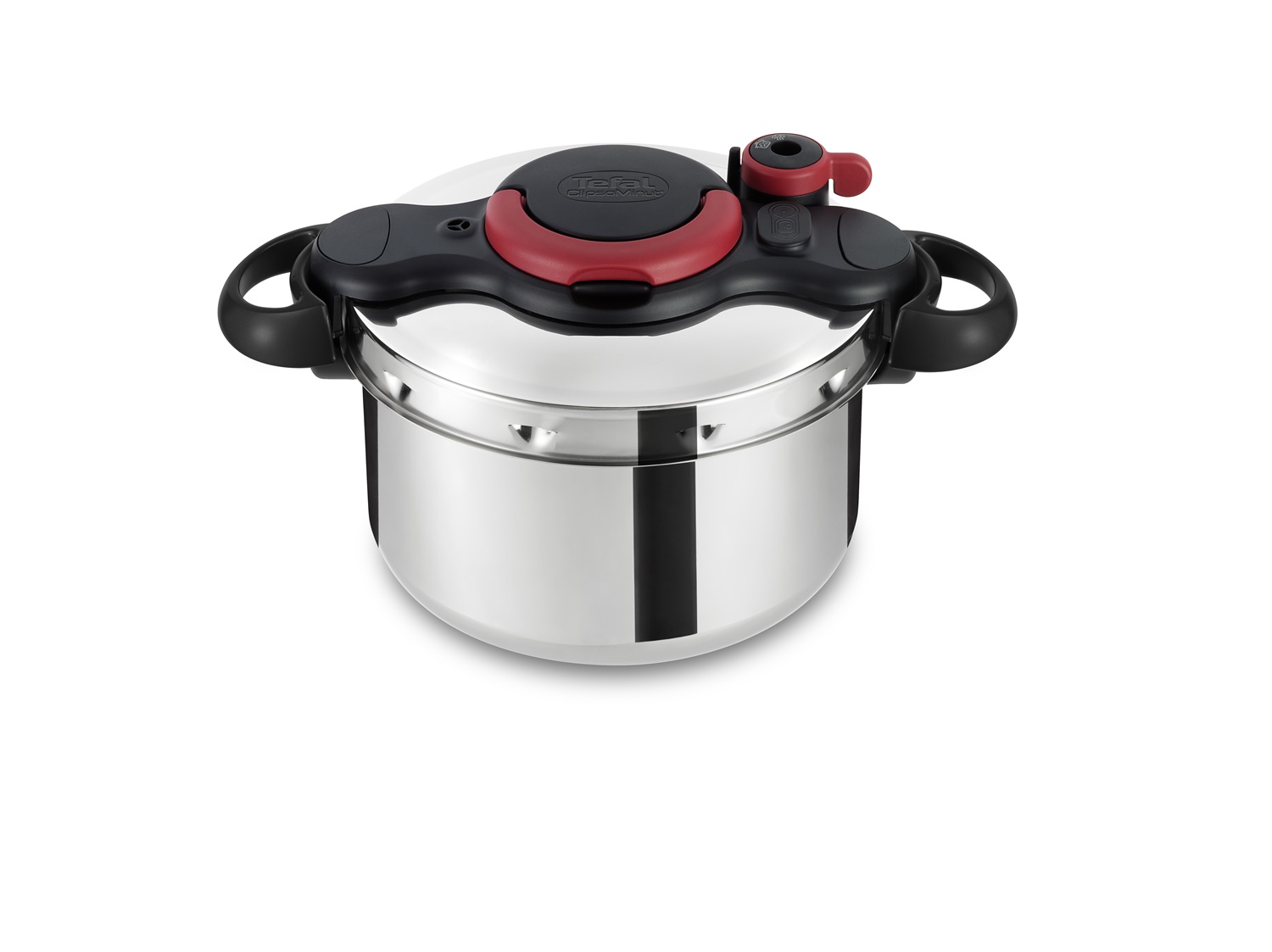 Tefal P4620768 pentola a pressione per piano cottura 6 L Nero, Acciaio inox