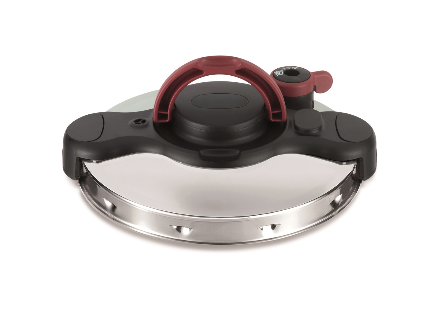Tefal P4620768 pentola a pressione per piano cottura 6 L Nero, Acciaio inox