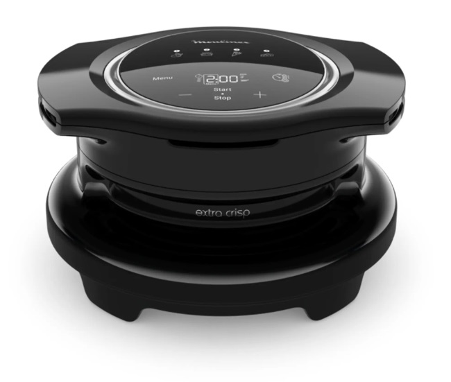 Moulinex EZ1508 Accessorio Cookeo Extra Crisp Lid - Friggitrice ad Aria con 4 Funzioni Automatiche, Temperatura Regolabile da 70°C a 200°C, Tecnologia Airfryer, Nero