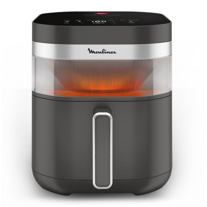 Moulinex Easy Fry Infrared Friggitrice ad Aria 7L con Tecnologia Infra-Heat™, Riscaldamento Veloce e Finestra di Osservazione