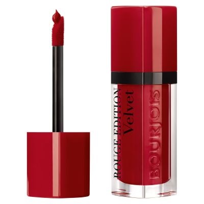 Bourjois Rouge Edition Velvet Rossetto Liquido Opaco 7,7 ml - Tonalità 15 Red-Volution, Lunga Tenuta e Texture Vellutata