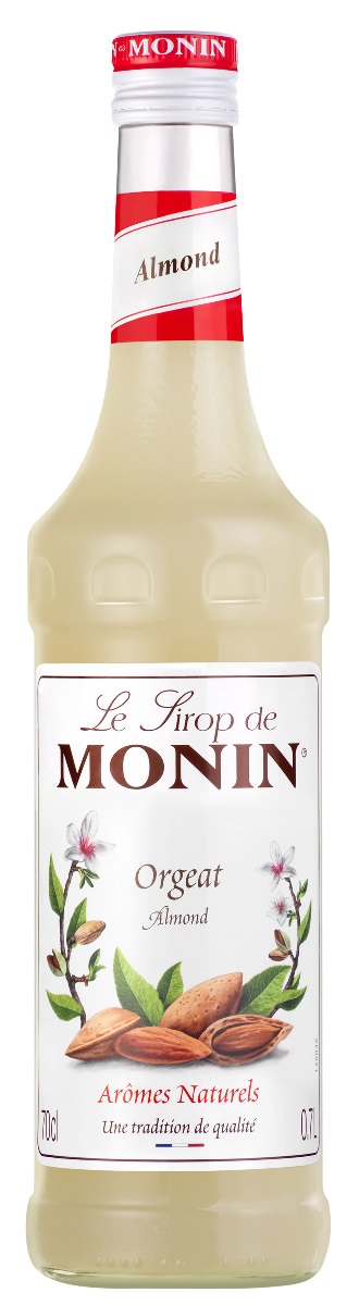 Monin Sciroppo Orzata Mandorla 700 ml - Sciroppo Aromatizzato per Dessert