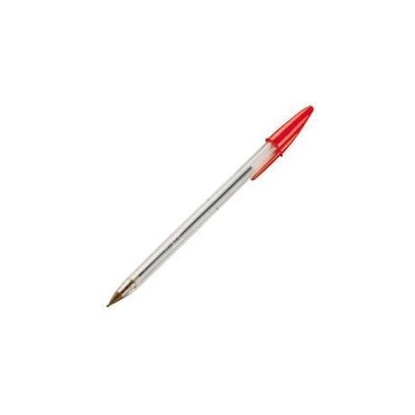 BIC Cristal Penna a Sfera Fine 0,8 mm Rosso - Set da 50 Pezzi