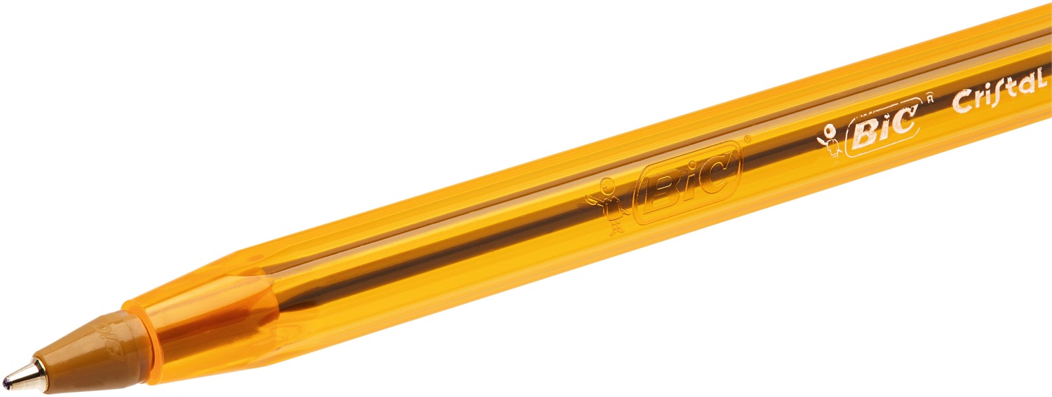 BIC Penna a sfera Cristal® - Punta fine 0,8 mm - Colore nero - Confezione da 50 pezzi