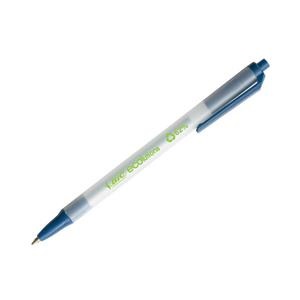 BIC Ecolutions Clic Stic Blu - Penna a sfera retrattile a clip, Tratto 1,0 mm, Confezione da 50 pezzi