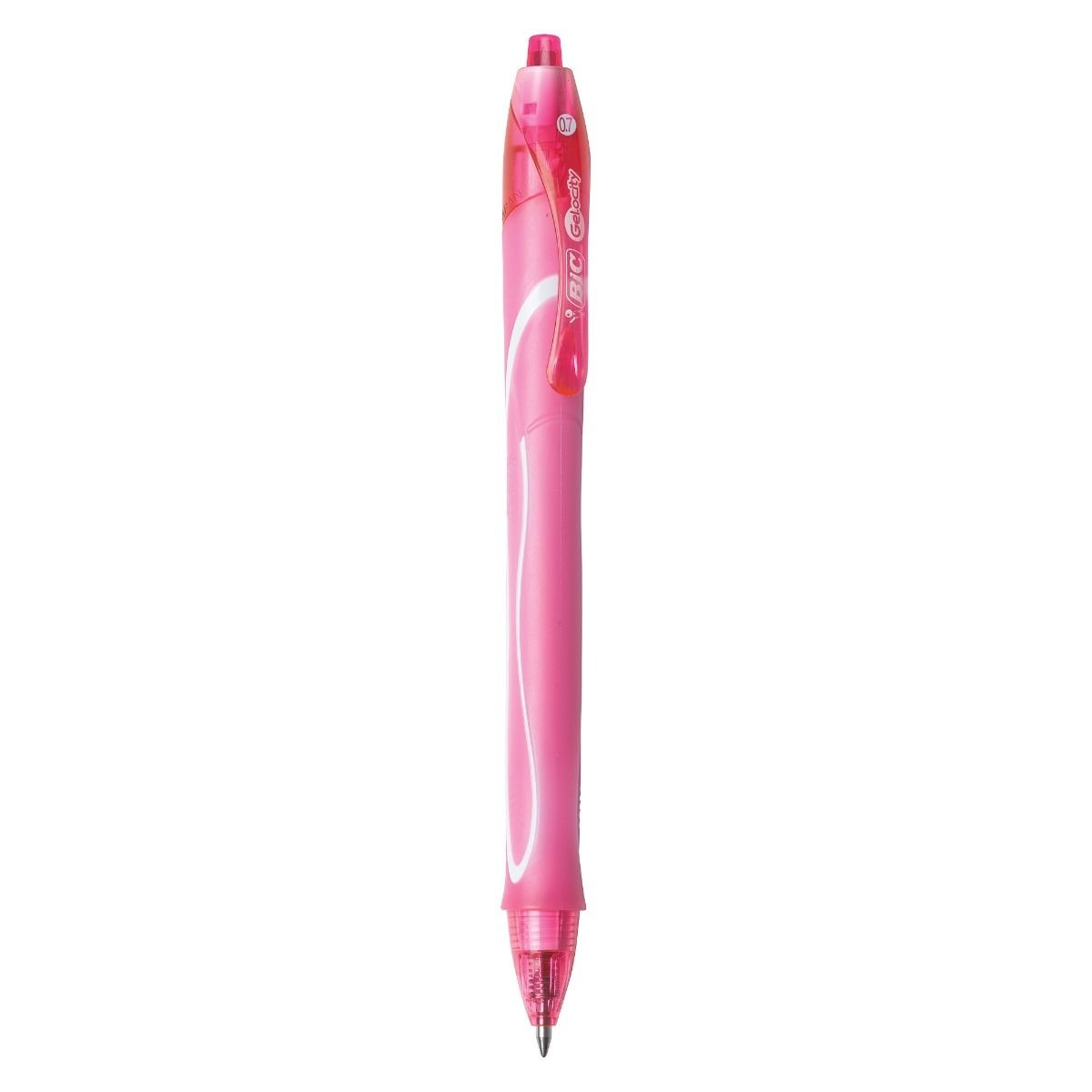 BIC Gel-ocity Penna Gel Rosa 0,7 mm - Scrittura Scorrevole e Asciugatura Rapida